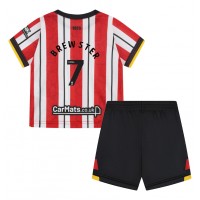 Maglie da calcio Sheffield United Rhian Brewster #7 Prima Maglia Bambino 2024-25 Manica Corta (+ Pantaloni corti)